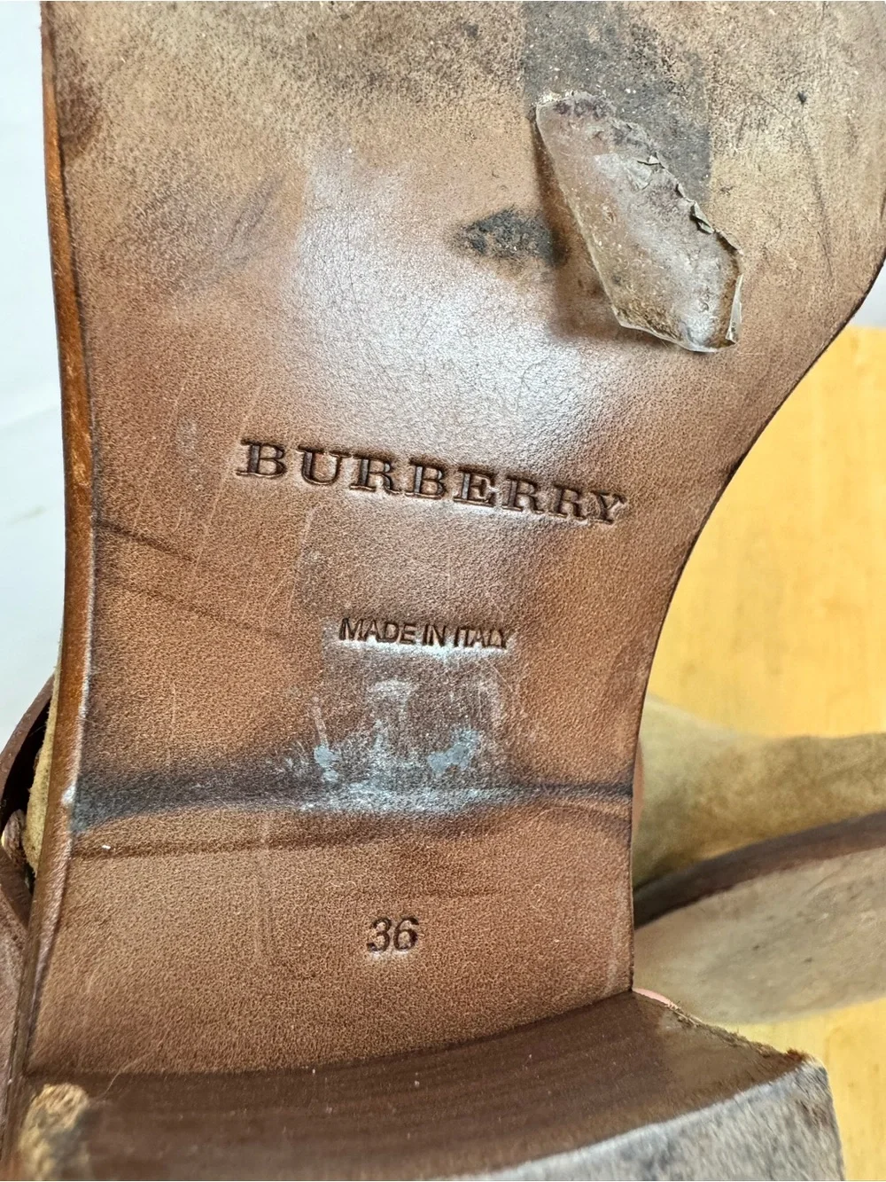 Burberry | Suede and Leather Booties, EU 36